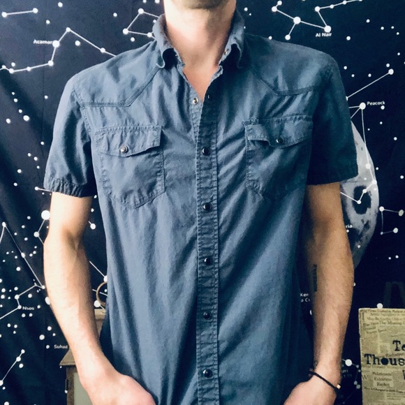 Converse Other - Blue Converse Button Down Shirt